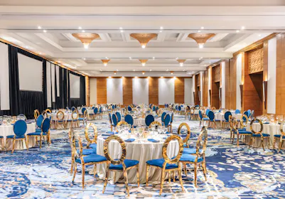 The Grand Peninsula Ballroom at Hyatt Ziva Los Cabos.